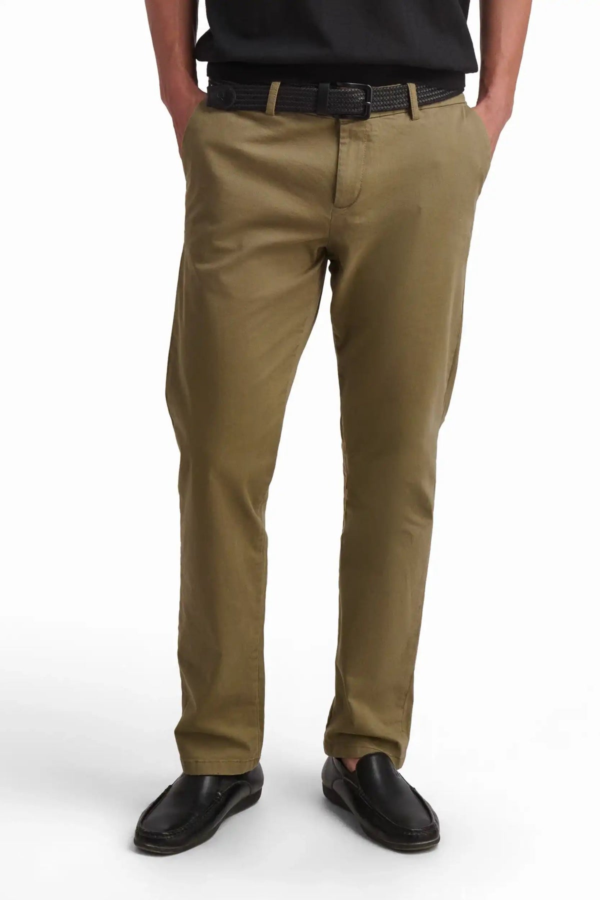 Tapered Cotton Pants