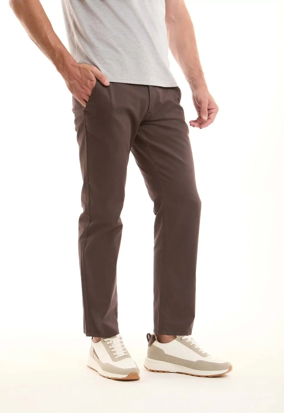 Tapered Cotton Pants