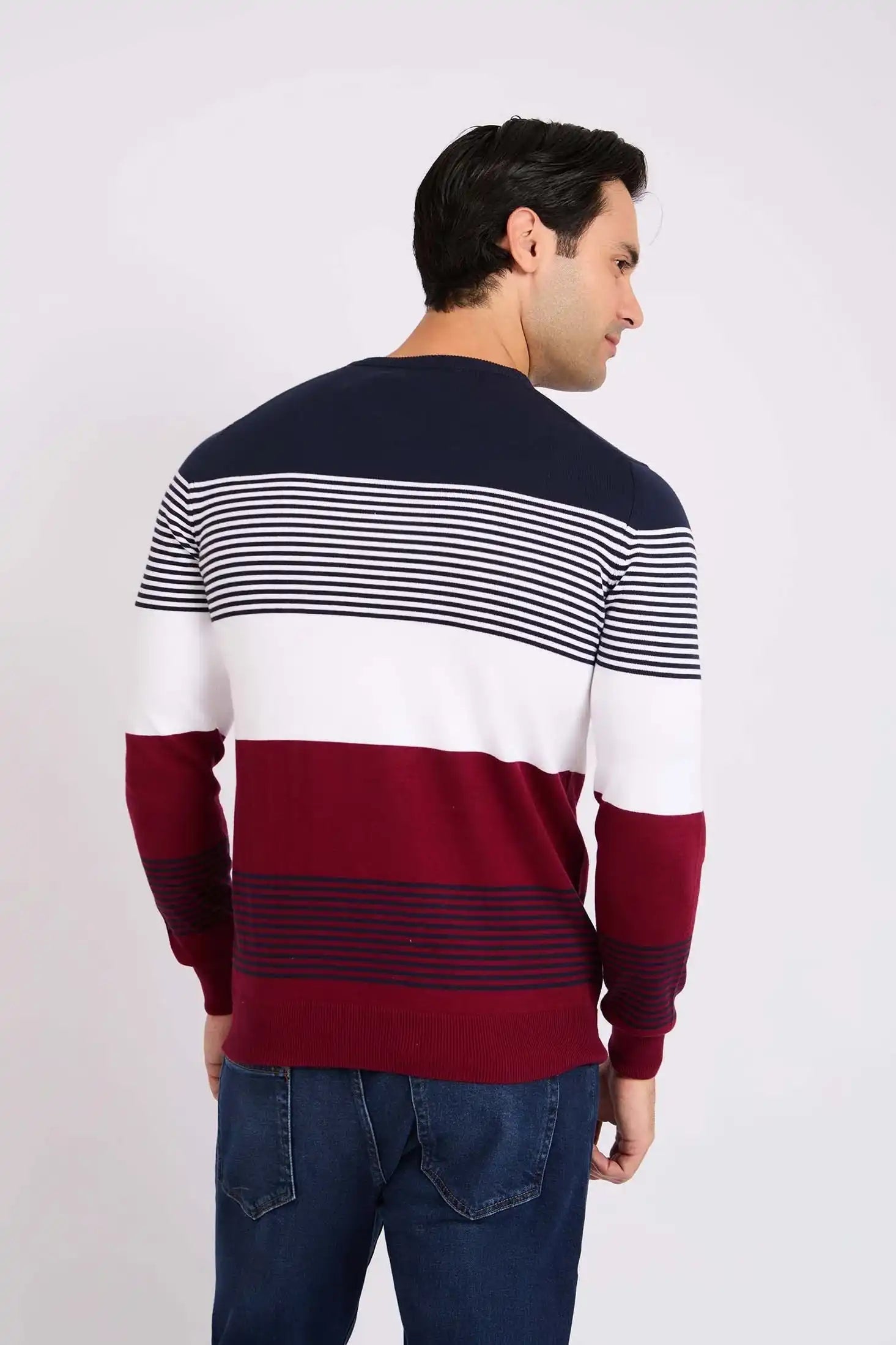 Men Regular Fit Pullover Red