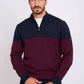 Men Regular Fit Pullover Blue