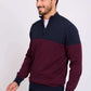Men Regular Fit Pullover Blue