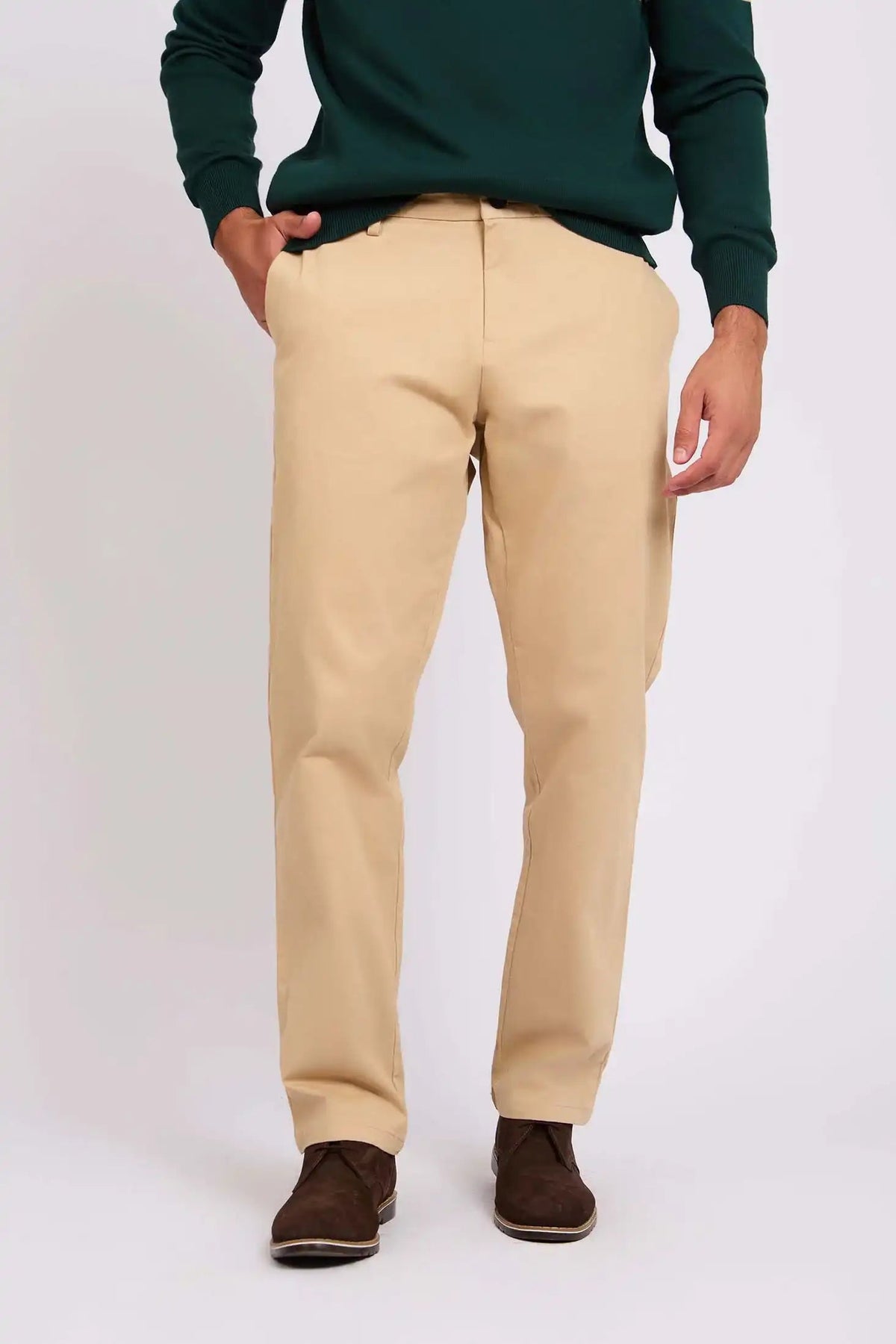 Tapered Cotton Pants