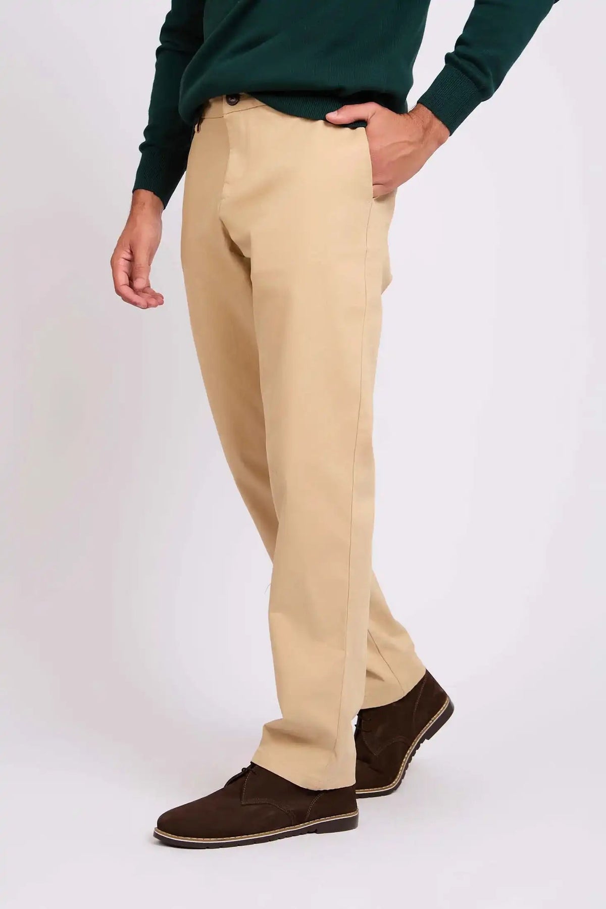 Tapered Cotton Pants