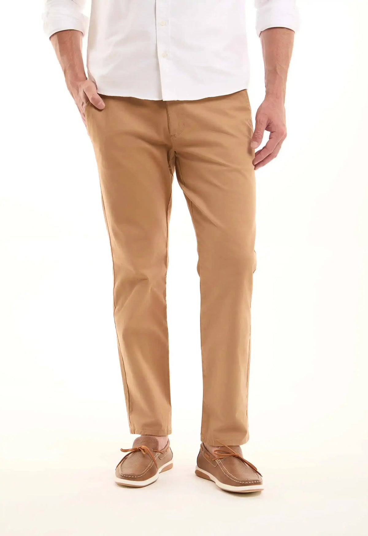 Tapered Cotton Pants