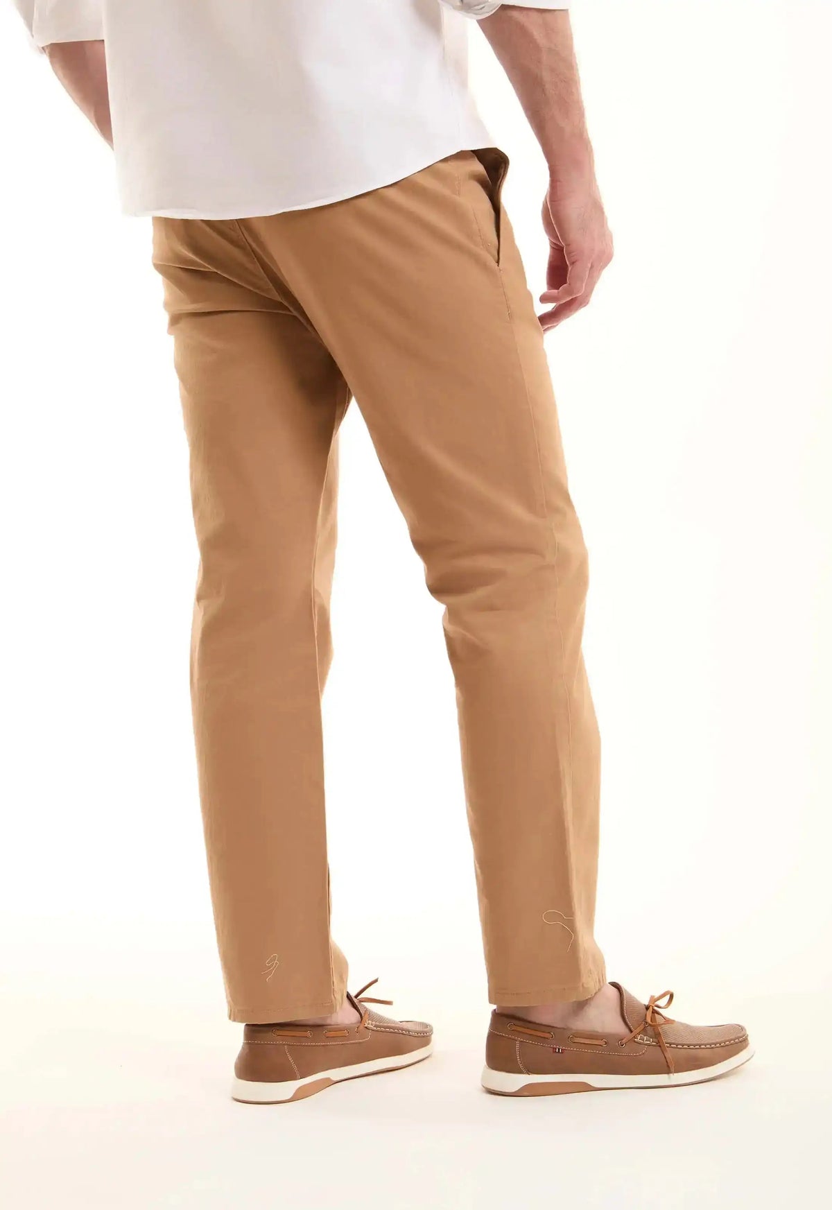Tapered Cotton Pants