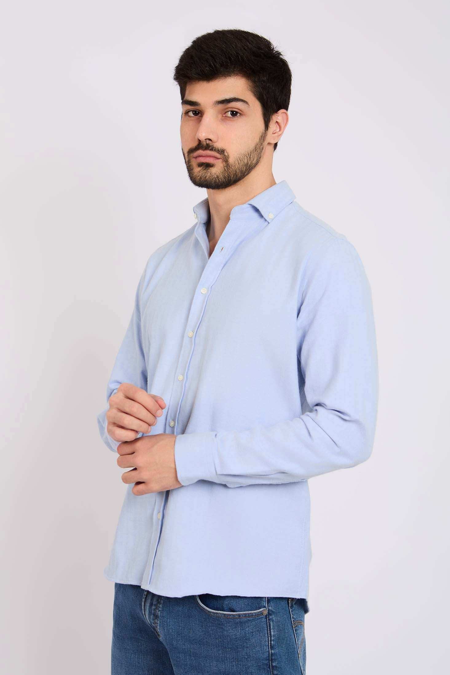 Men Regular Fit Shirt Blue