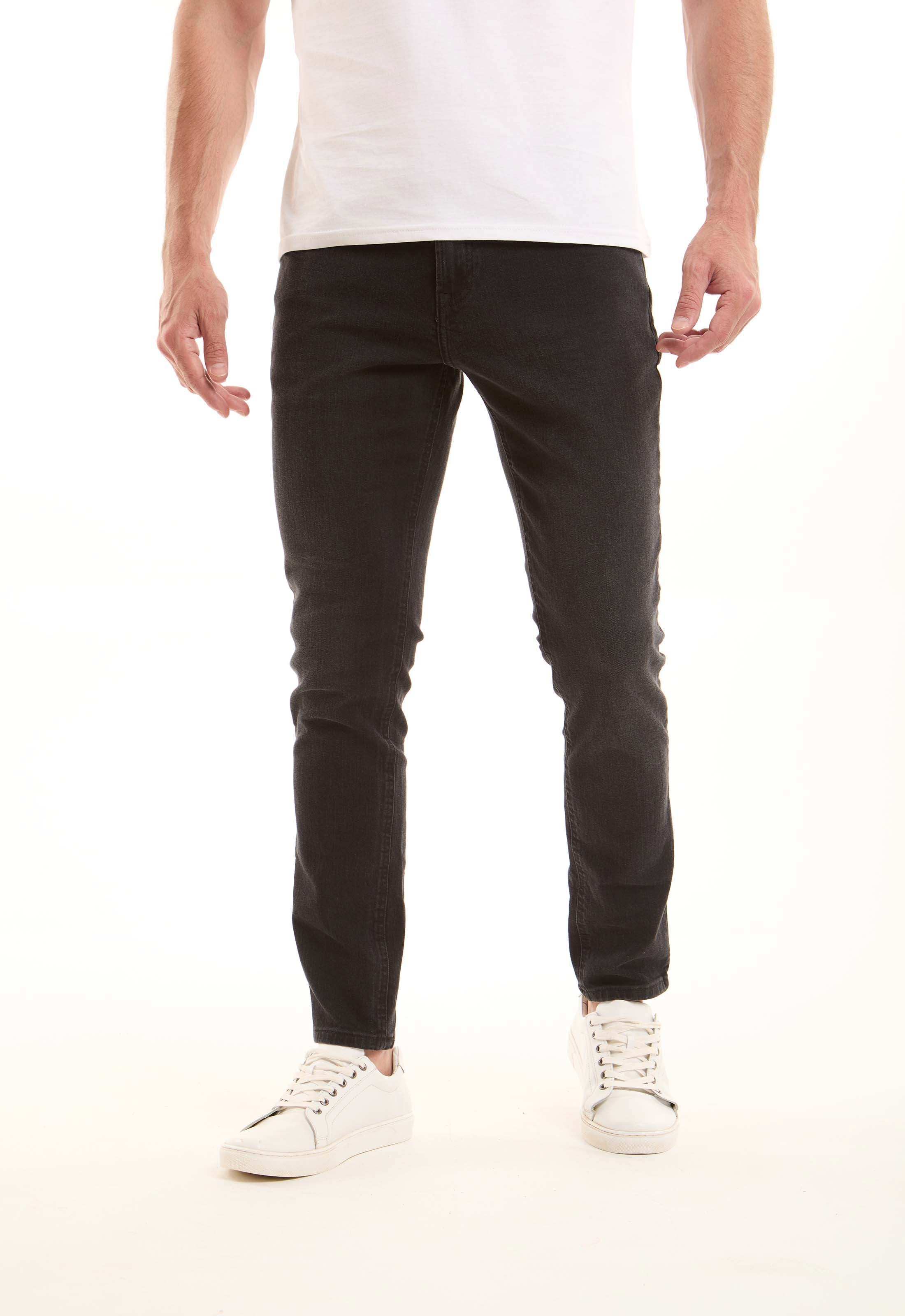 Black Slim-Fit Jeans