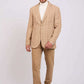 Men Regular Fit Blazer Beige