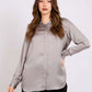 Satin Button-Down Shirt