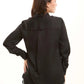 Satin Button-Down Shirt