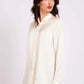Satin Button-Down Shirt