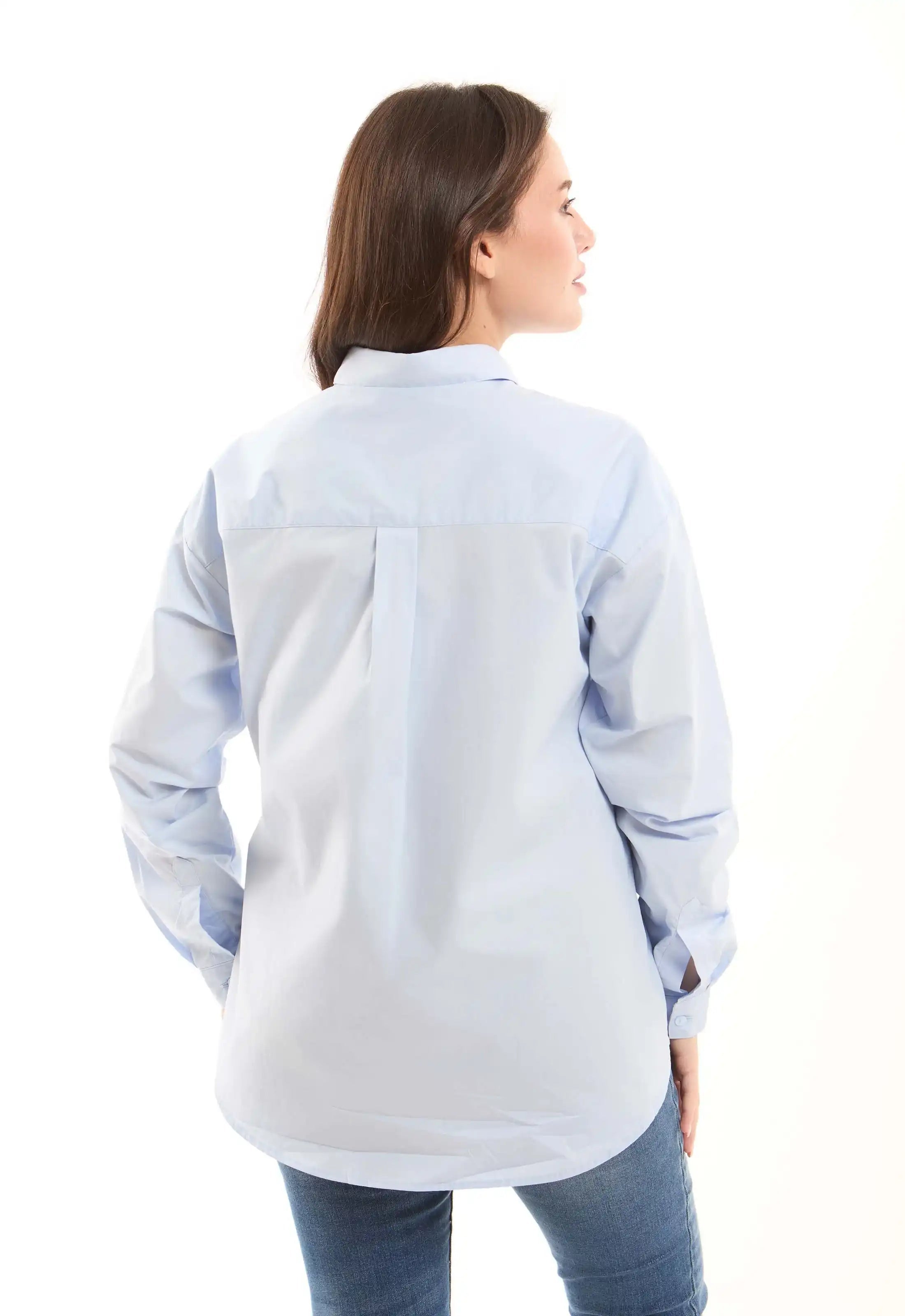 Light Blue Cotton Classic Shirt