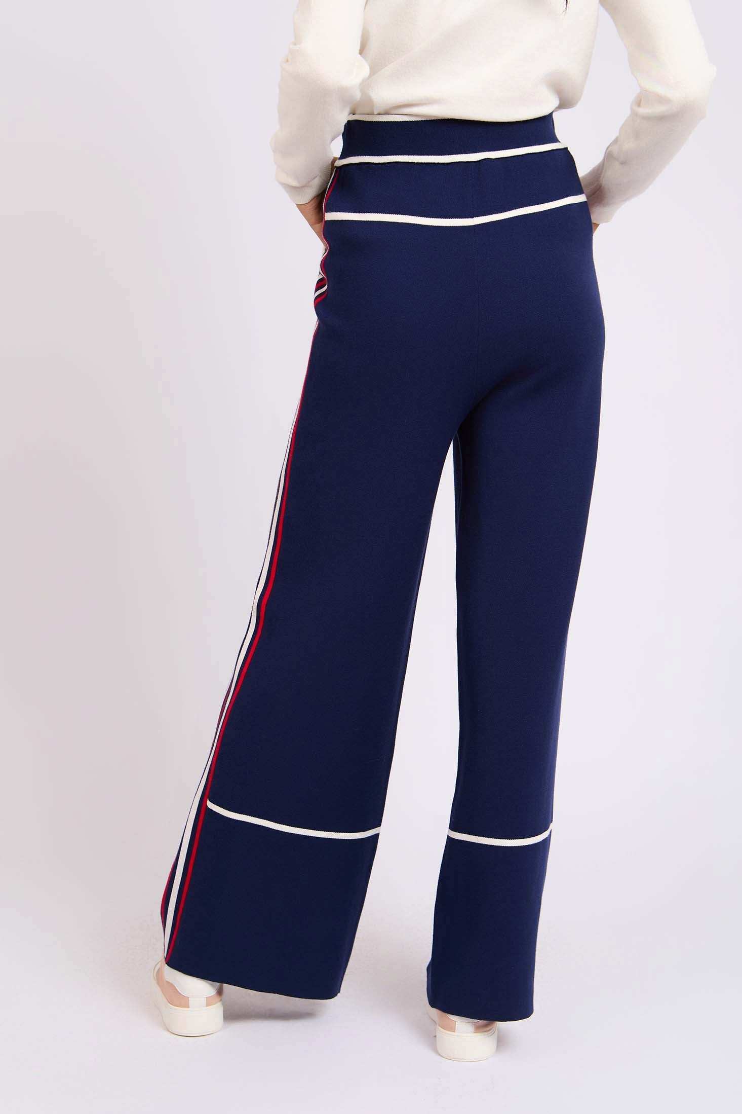 Women Regular Fit Pants Blue