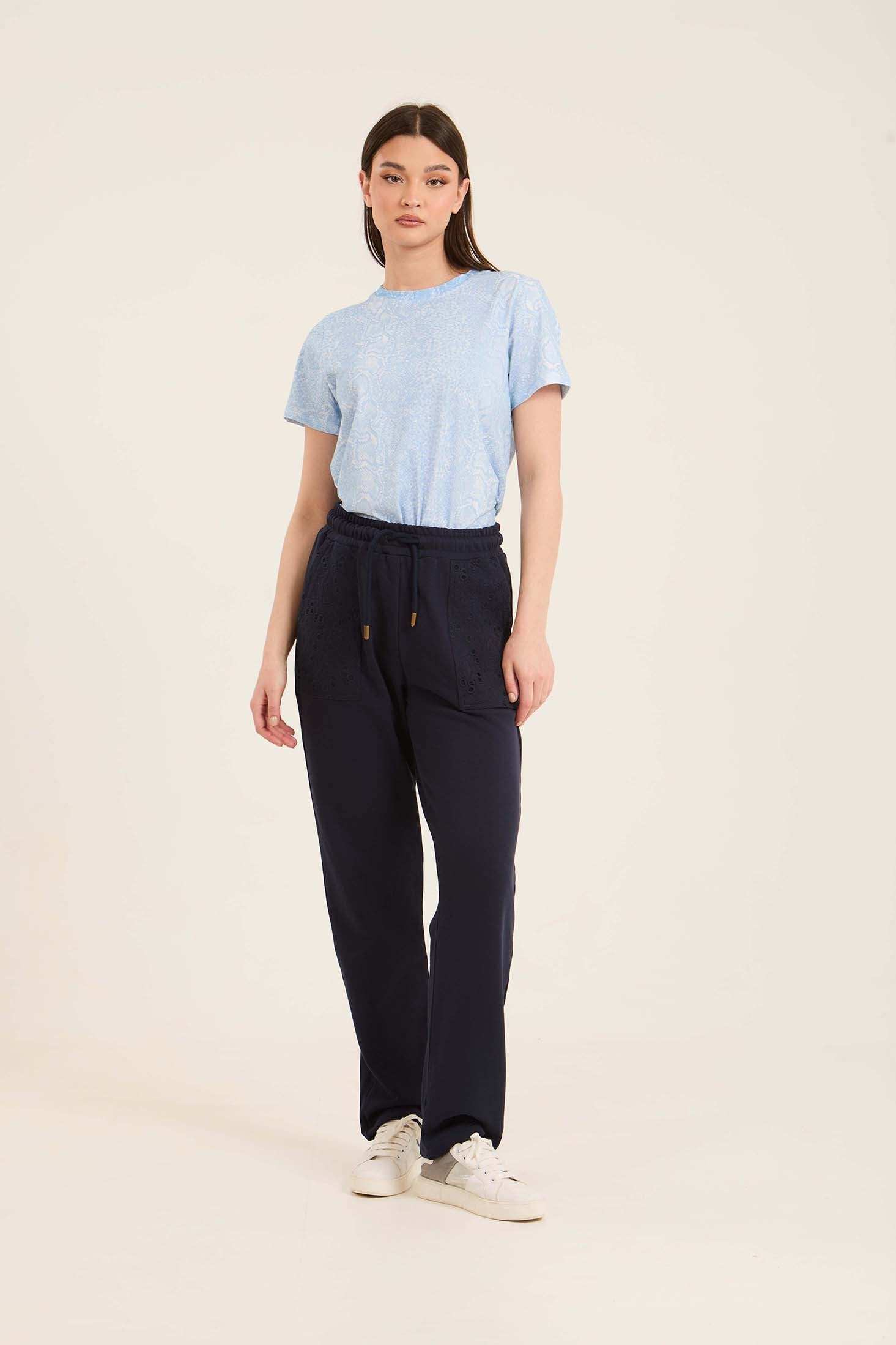 Regular Fit Snake Pattern Comfy Tee