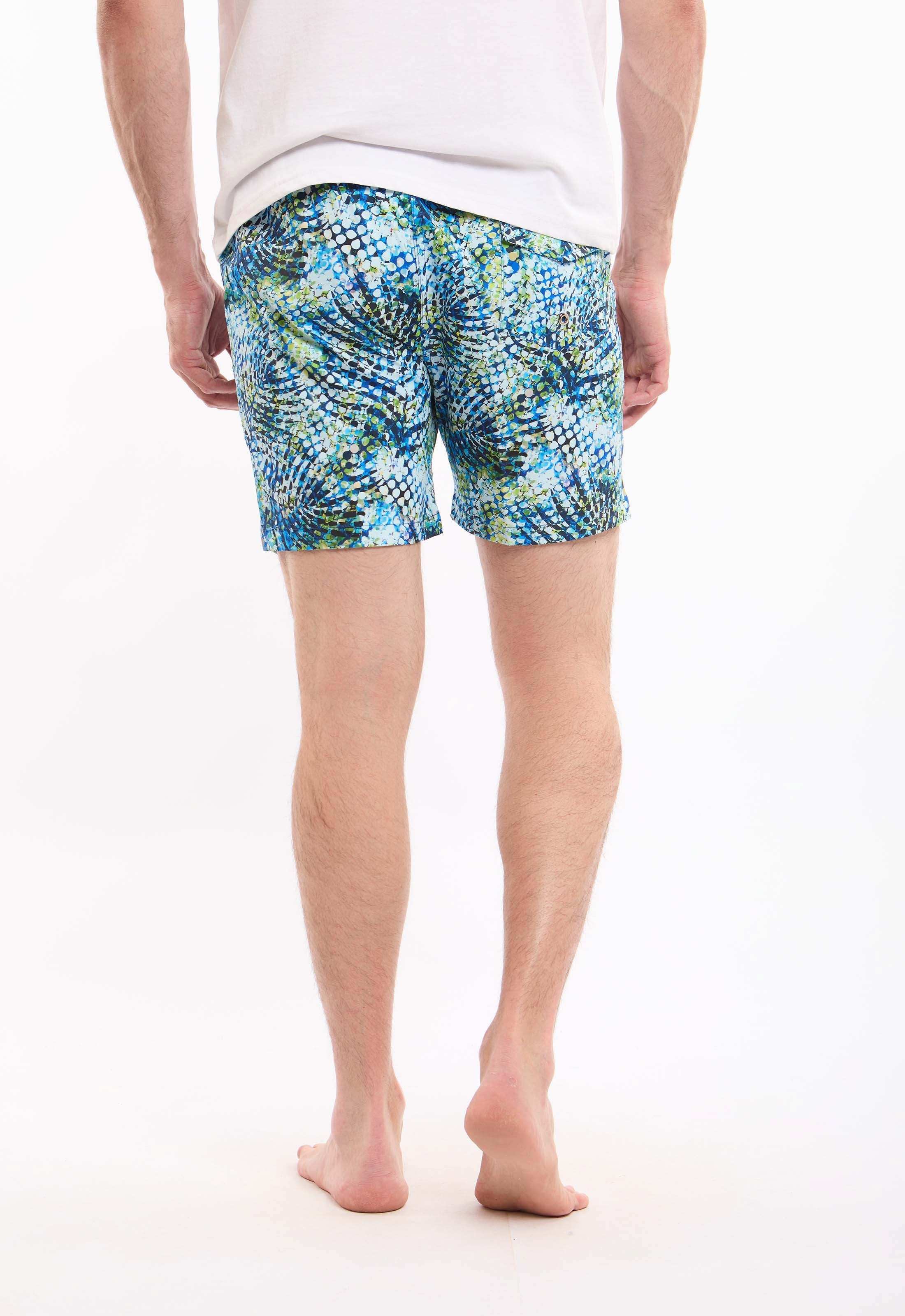 Patterned Summer Swim Shorts