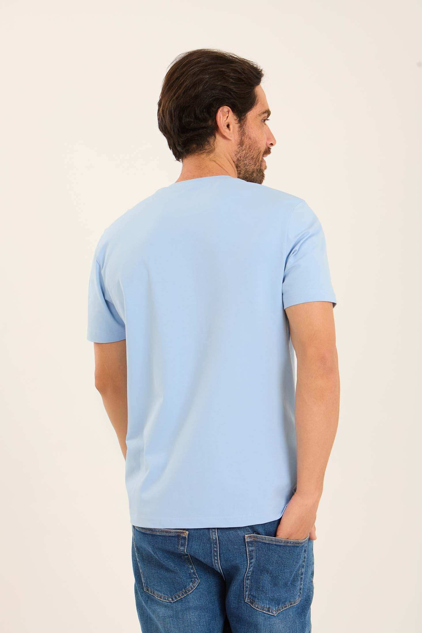 Round Neck Regular Fit Cotton Tee
