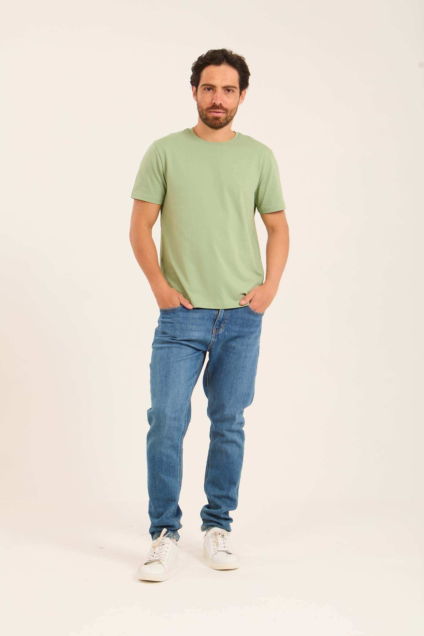 Round Neck Regular Fit Cotton Tee