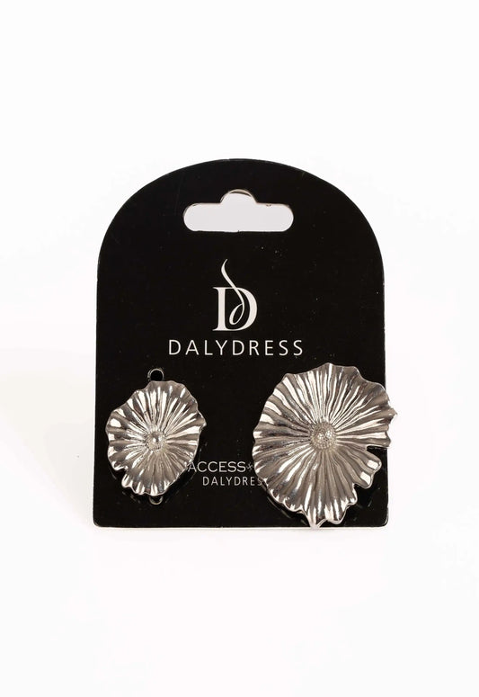Floral Stud Statement Earrings