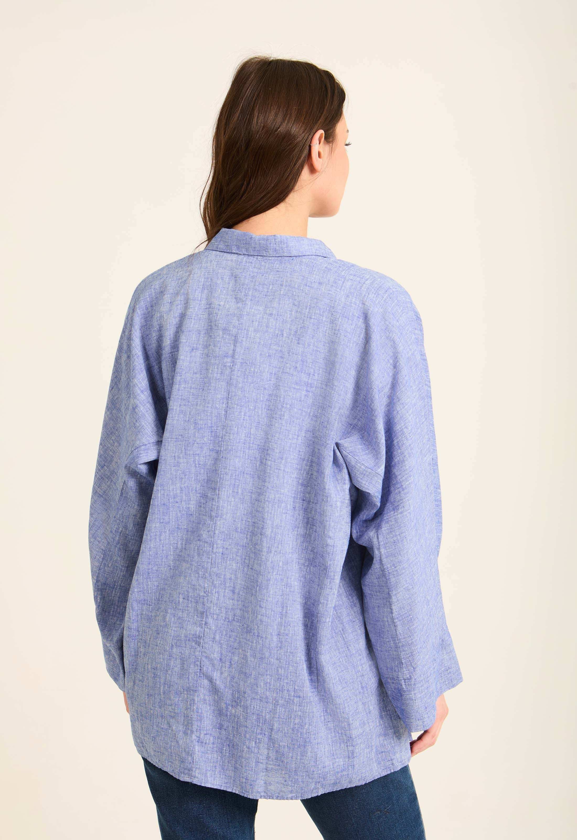 Versatile Oversized Linen Shirt