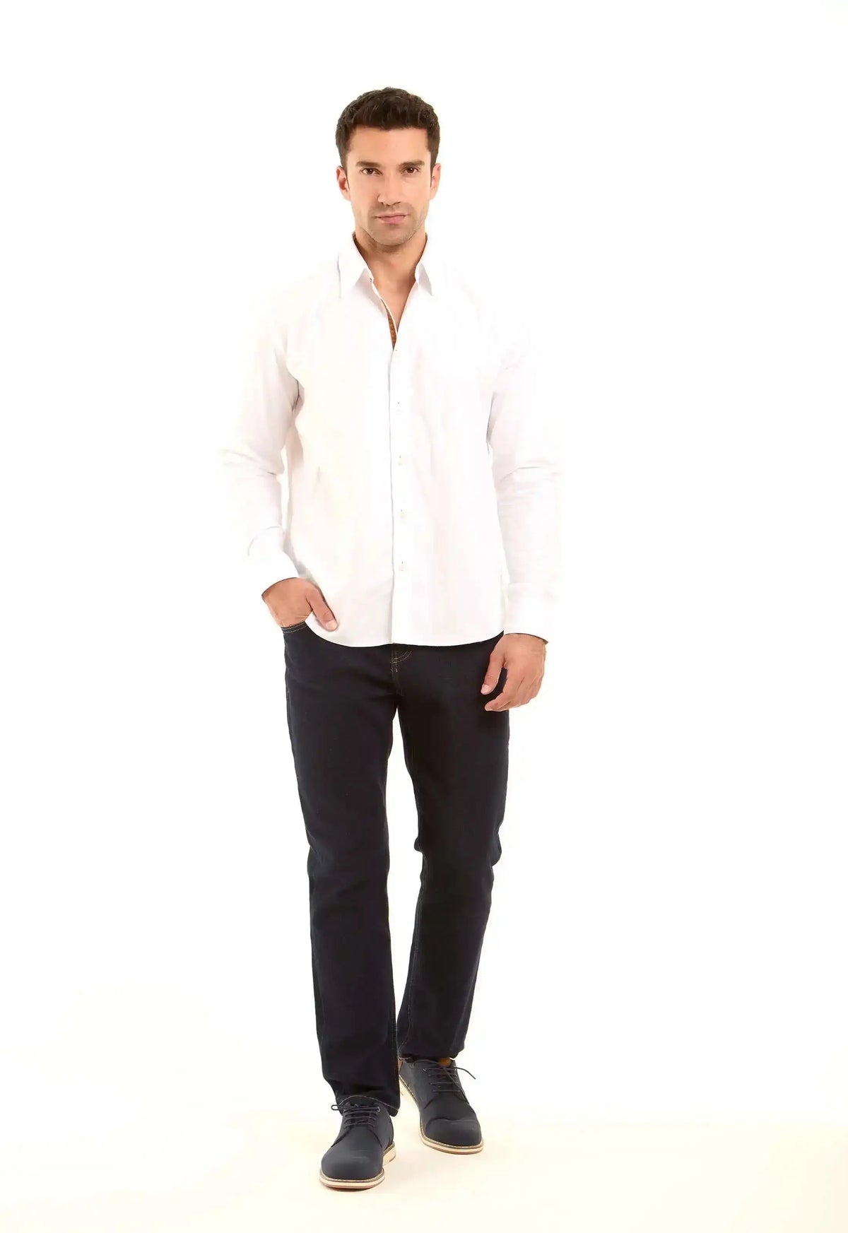 Long Sleeves Solid Cotton Shirt