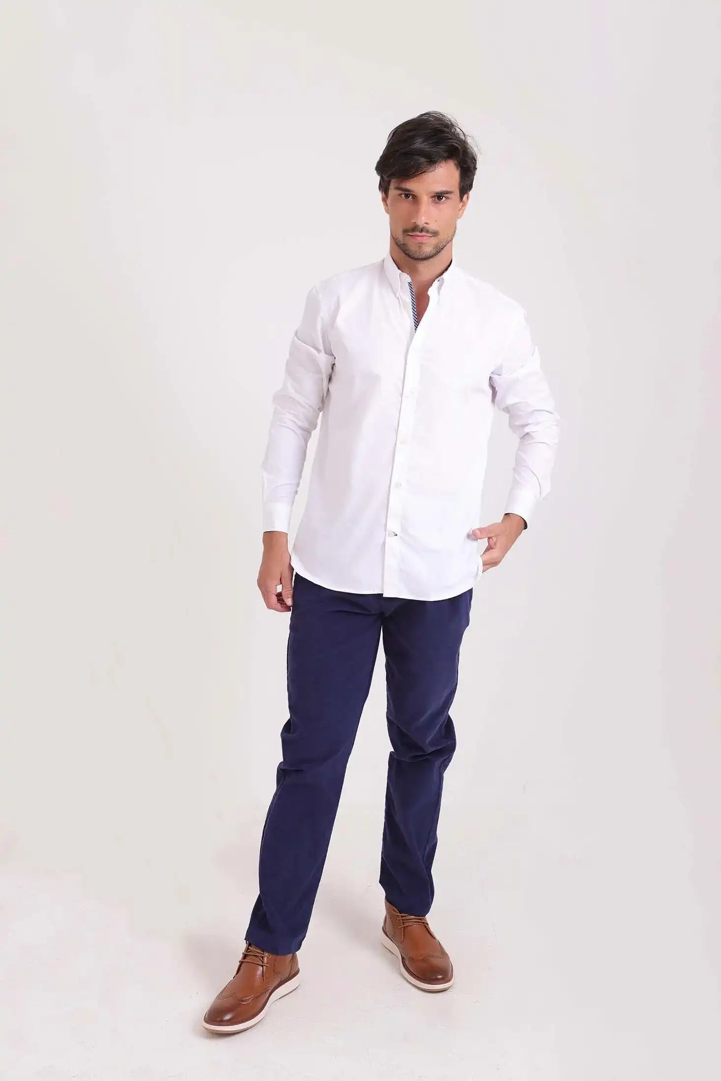 Solid Buttons Down Classic Shirt