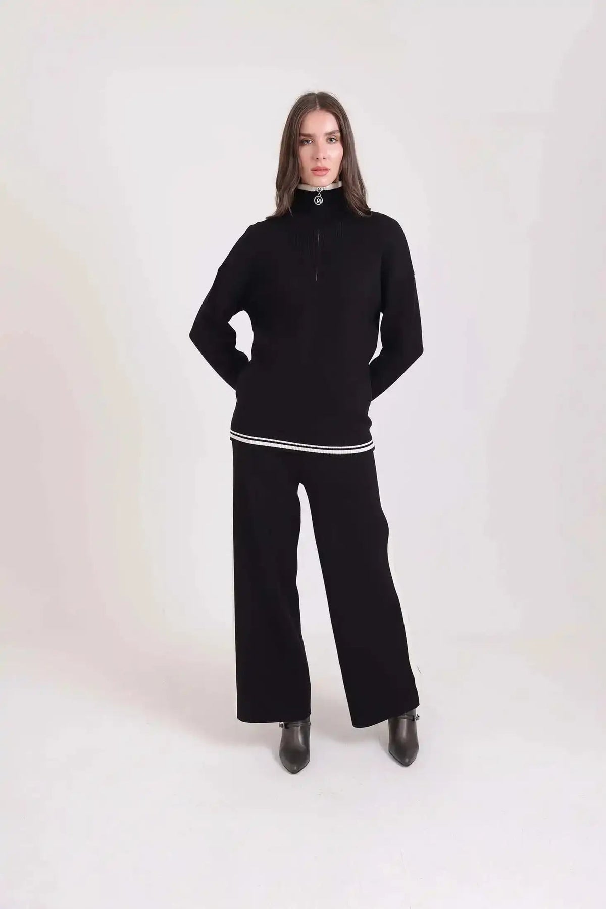 Slip On Comfy Solid Pants