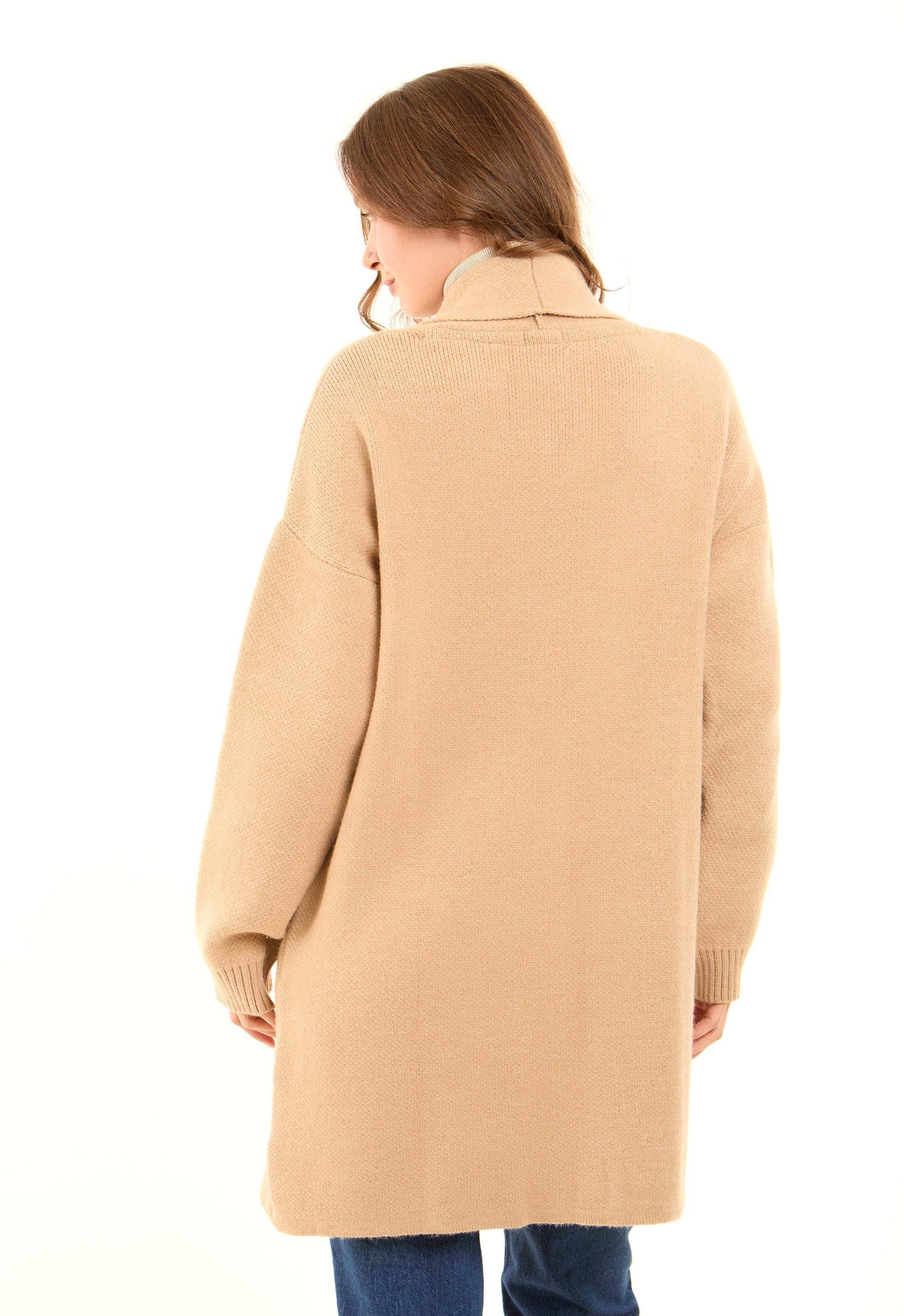Long Sleeves Winter Cardigan with Pockets