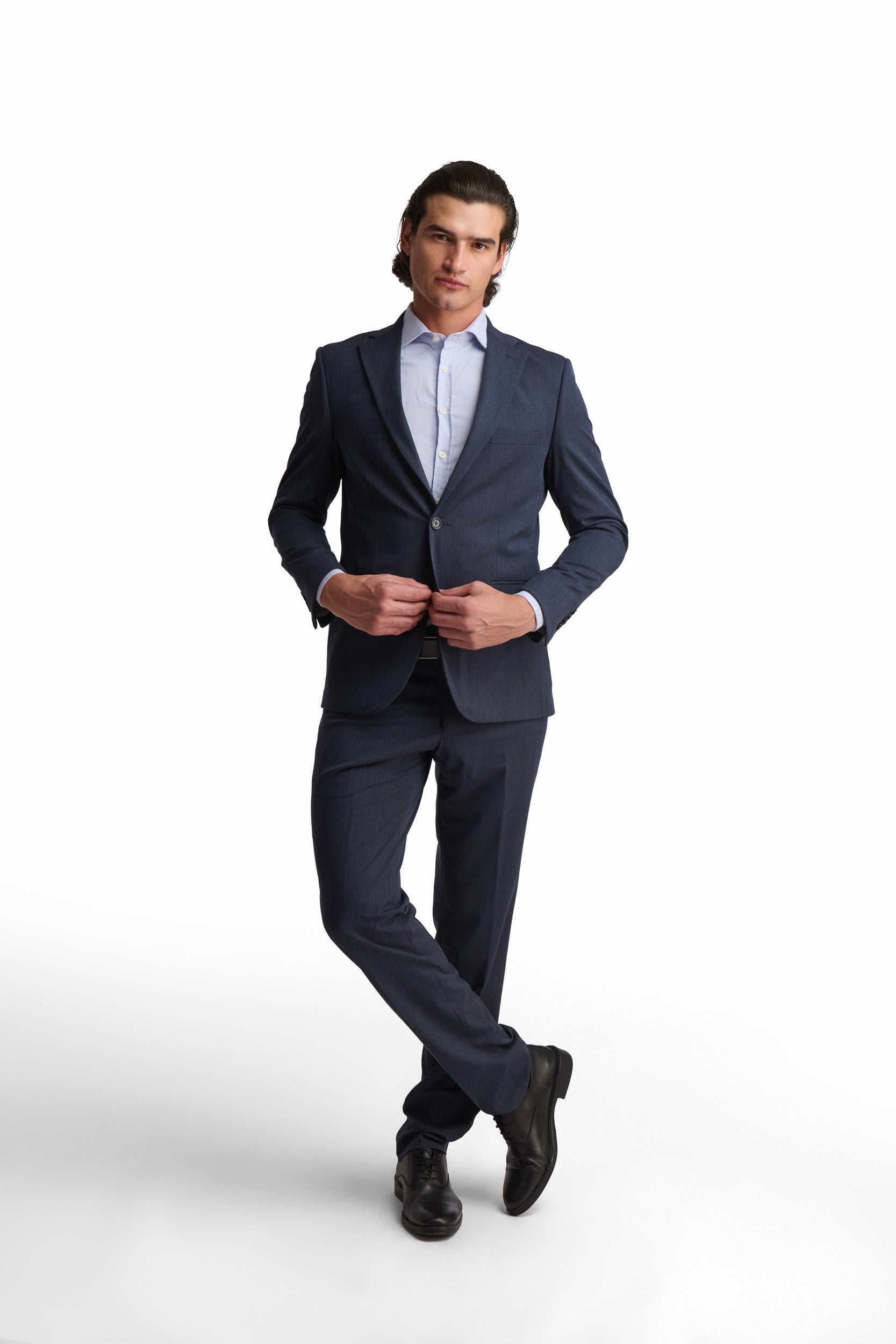 Navy Textured Blazer