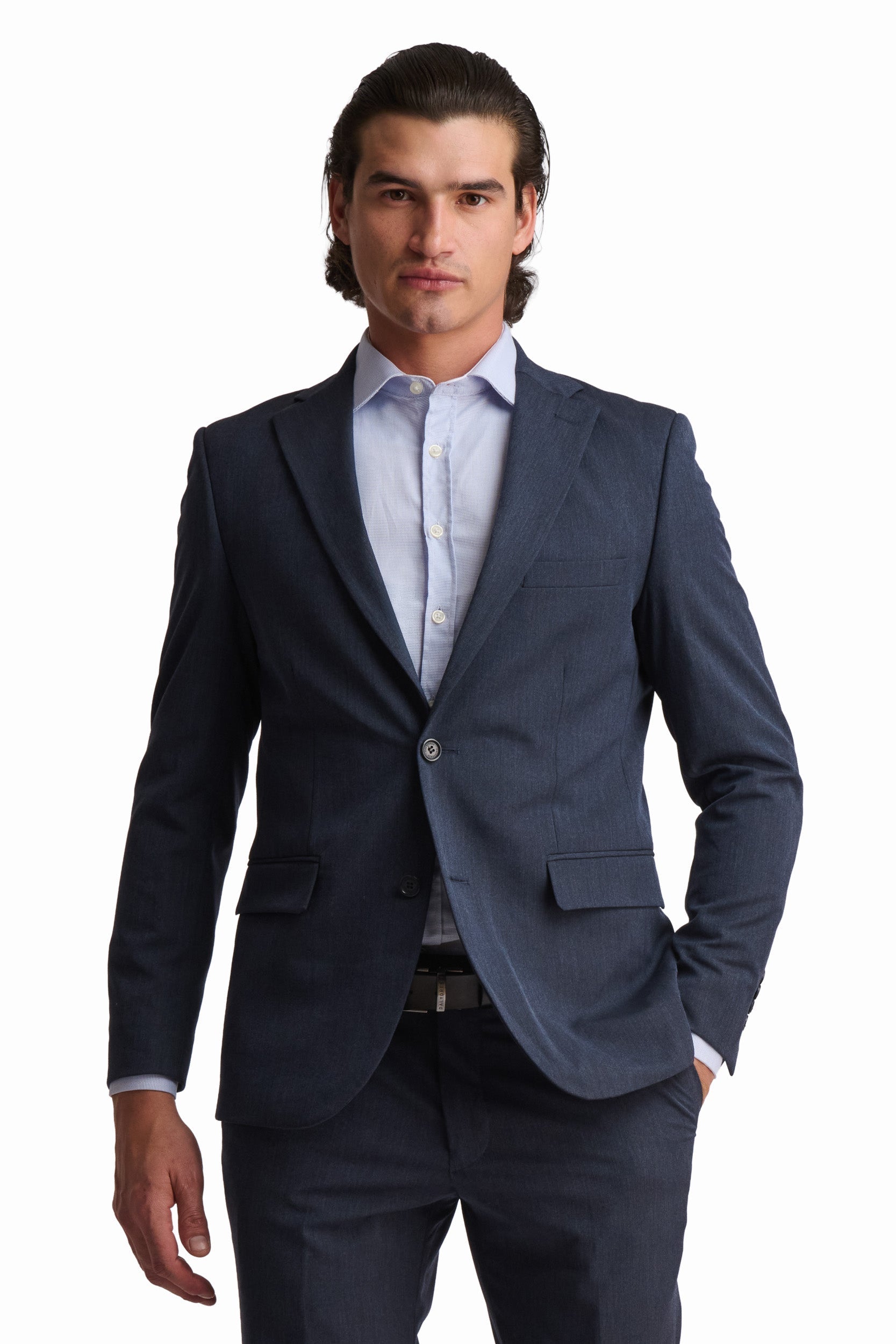 Navy Textured Blazer
