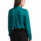Satin Button-Down Shirt