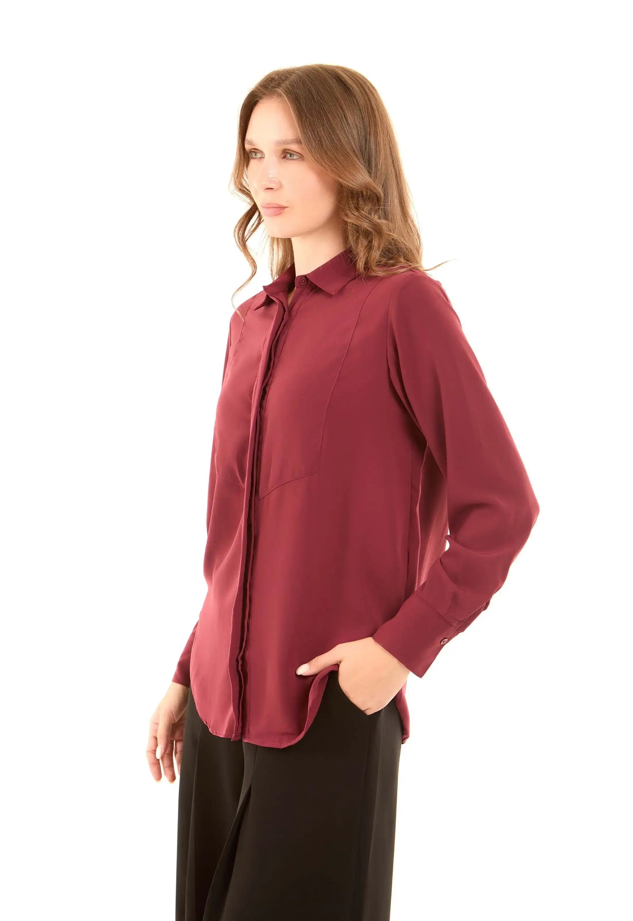 Elegant Minimalist Longline Shirt