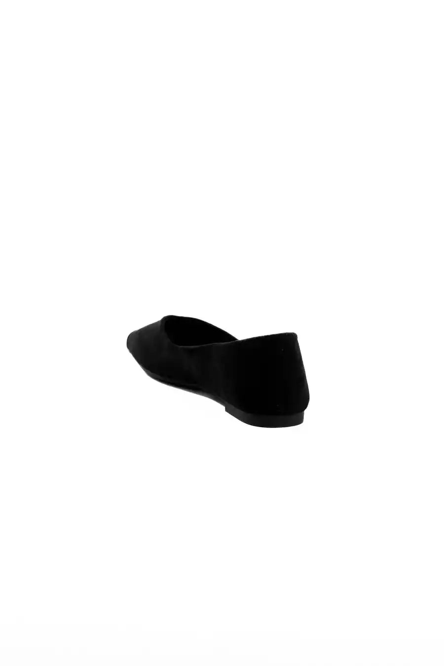 Suede Metallic Toe Flats Design