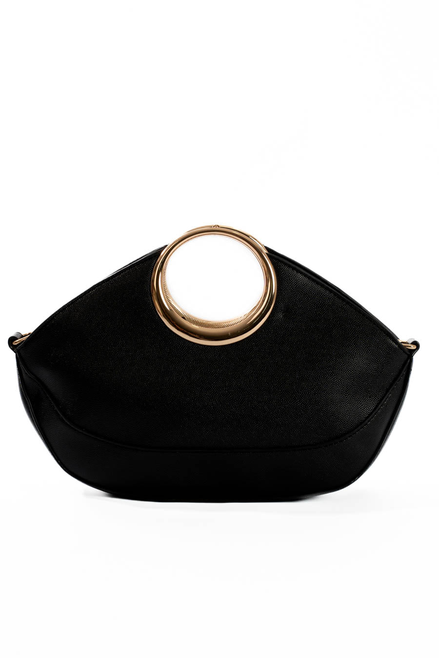 Midnight Ring-Handle Clutch