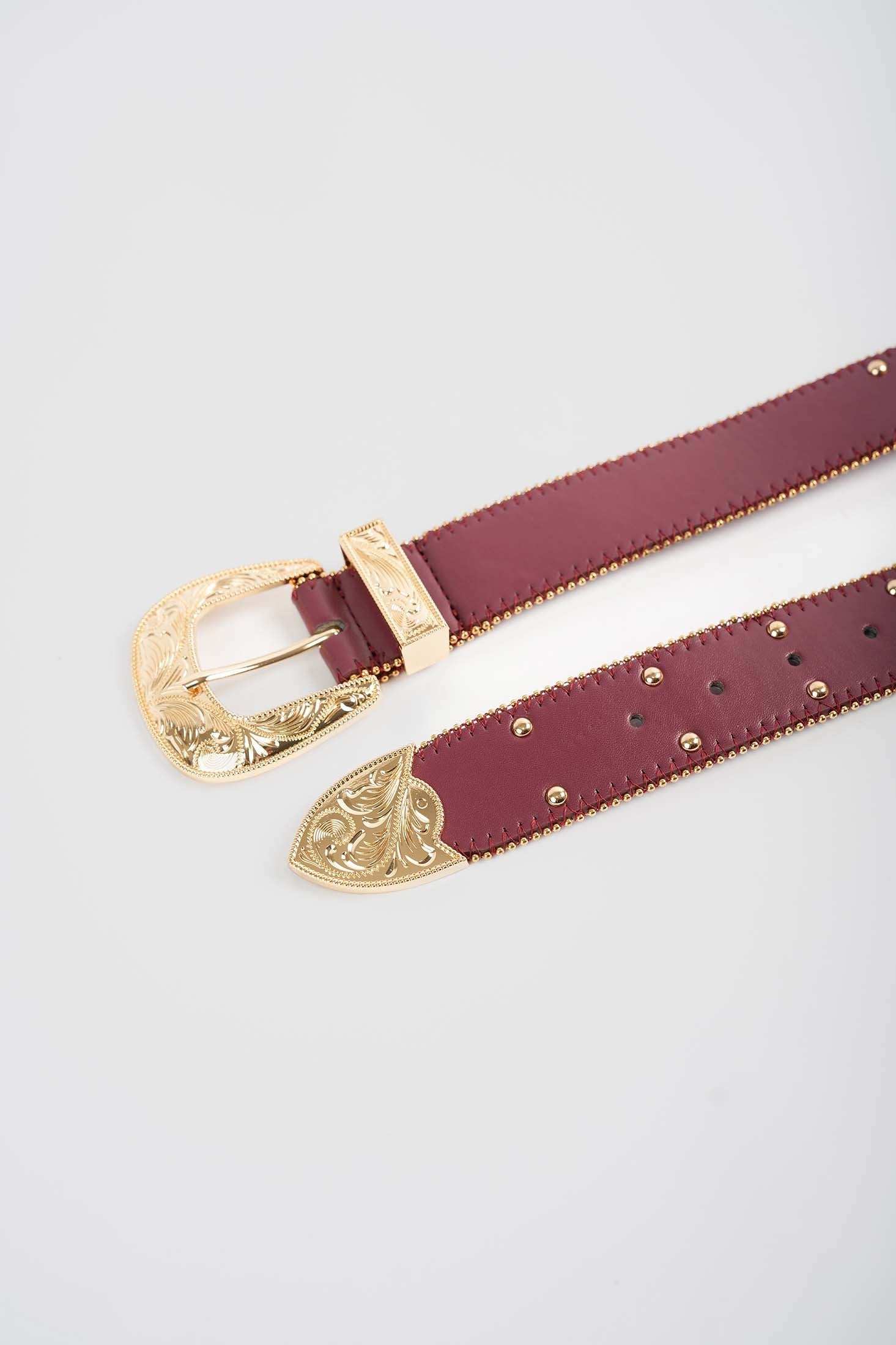Western Embossed Studded Belt