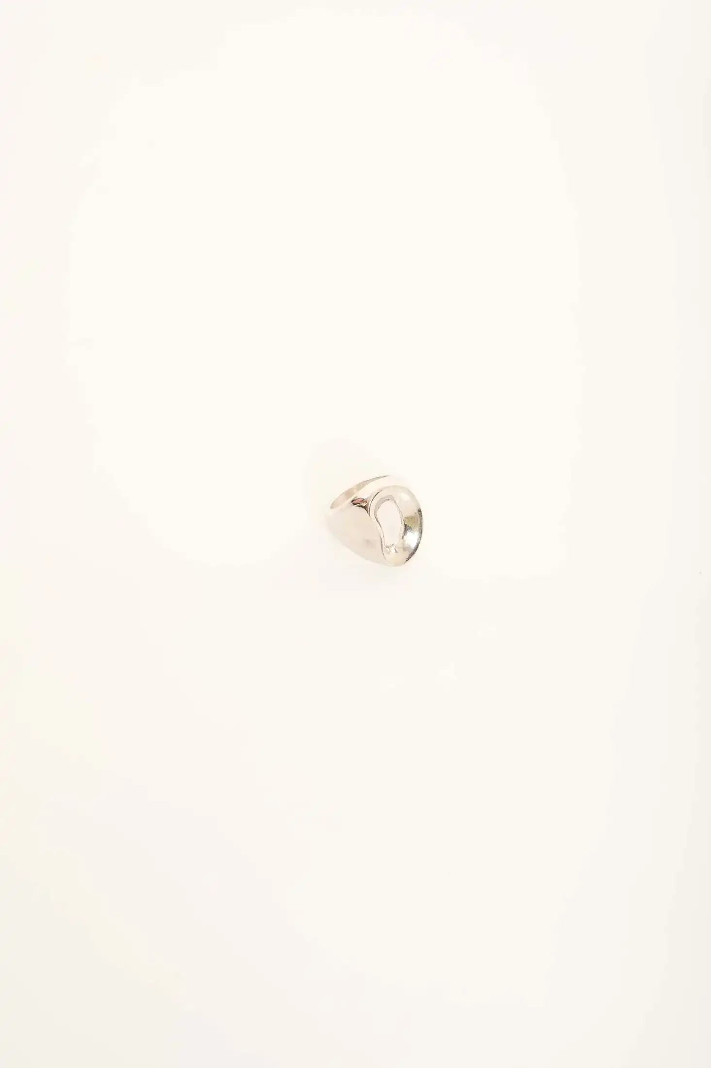Sculpted Irregular Hollow Statement Ring