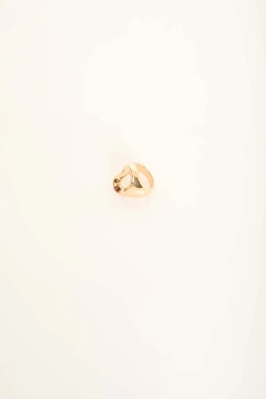 Sculpted Irregular Hollow Statement Ring
