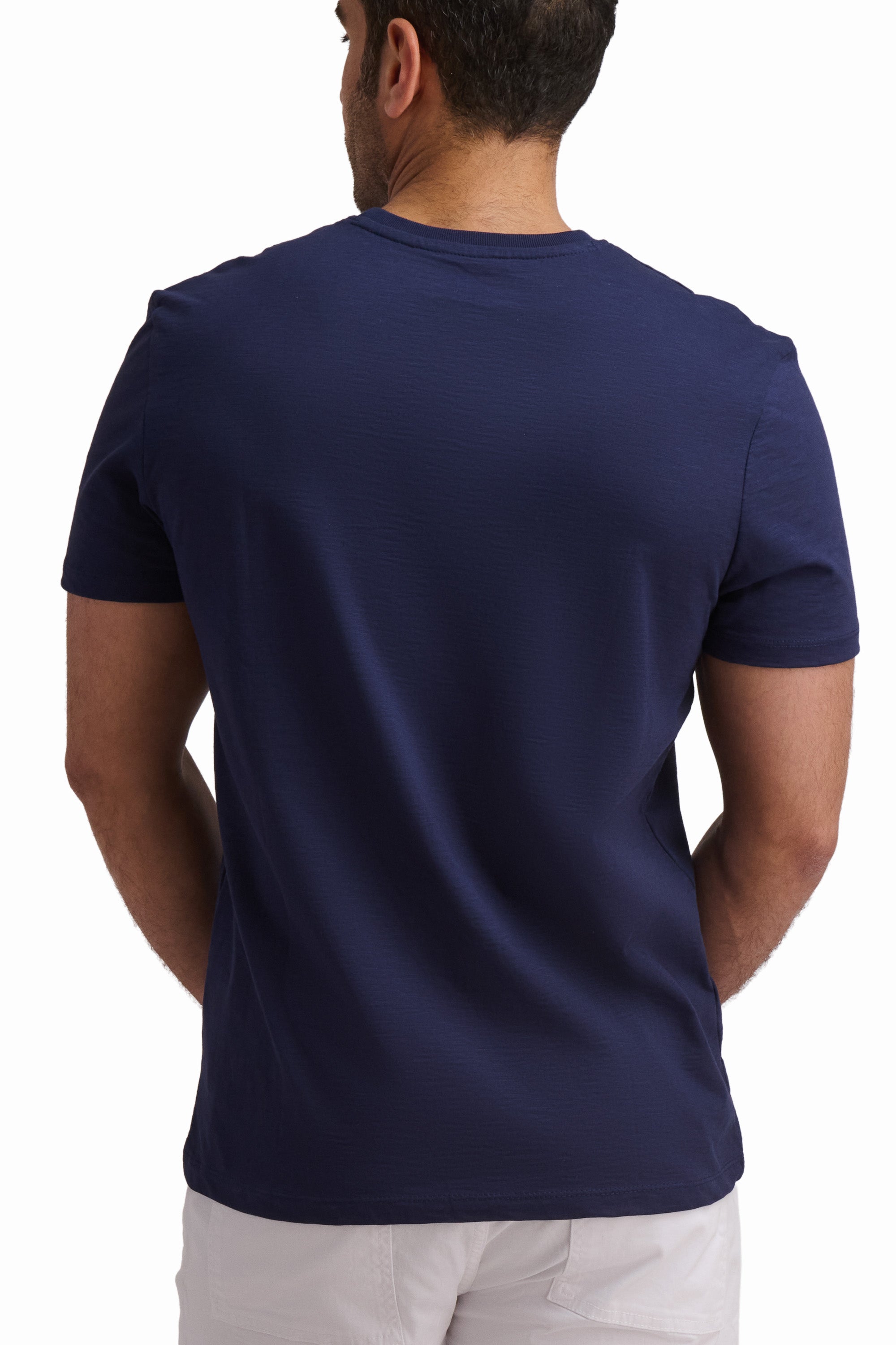 Men’s Navy Modern Fit Cotton Tee