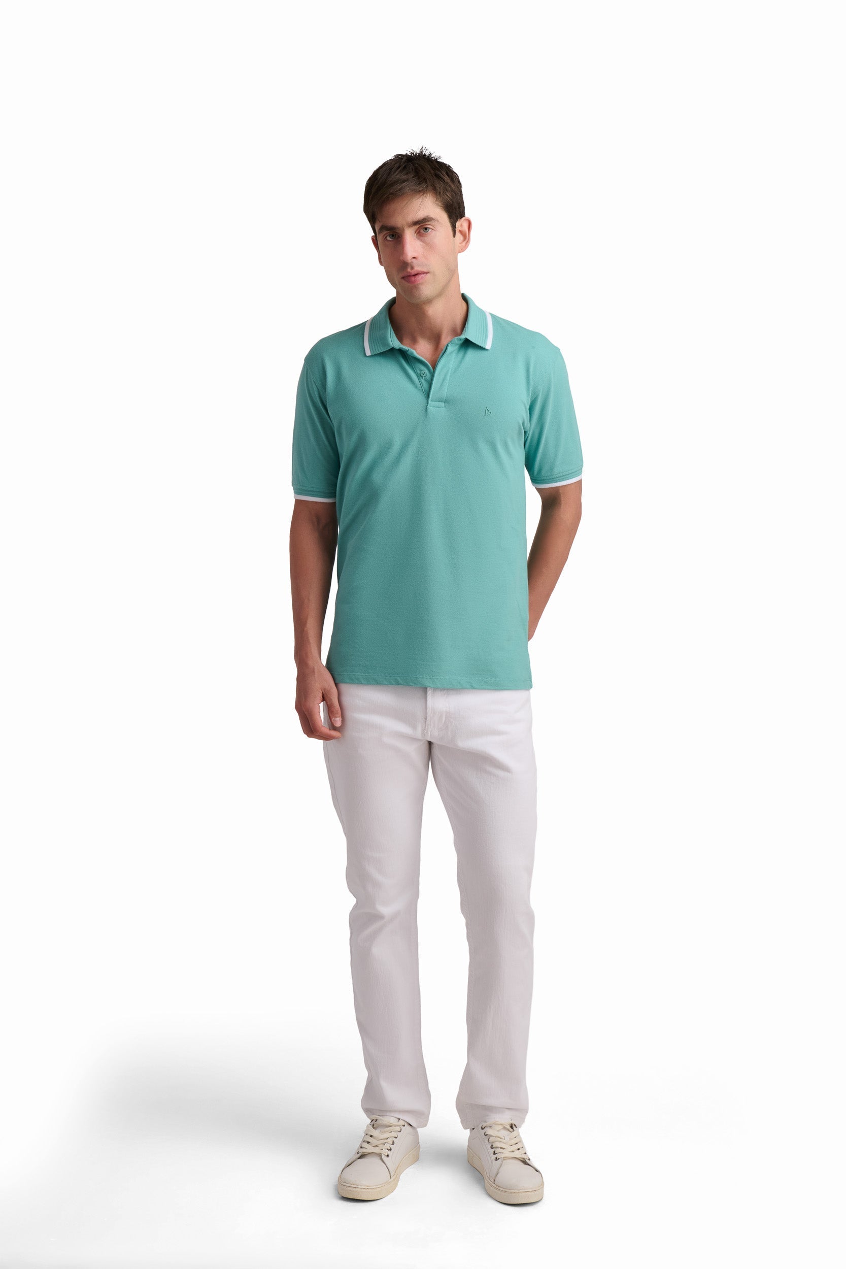 Fresh Mint Cotton Polo