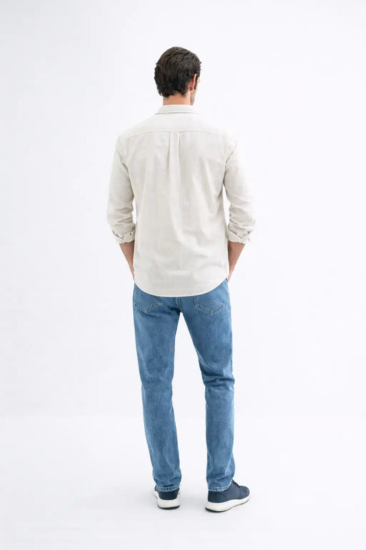 Pure Linen White Shirt