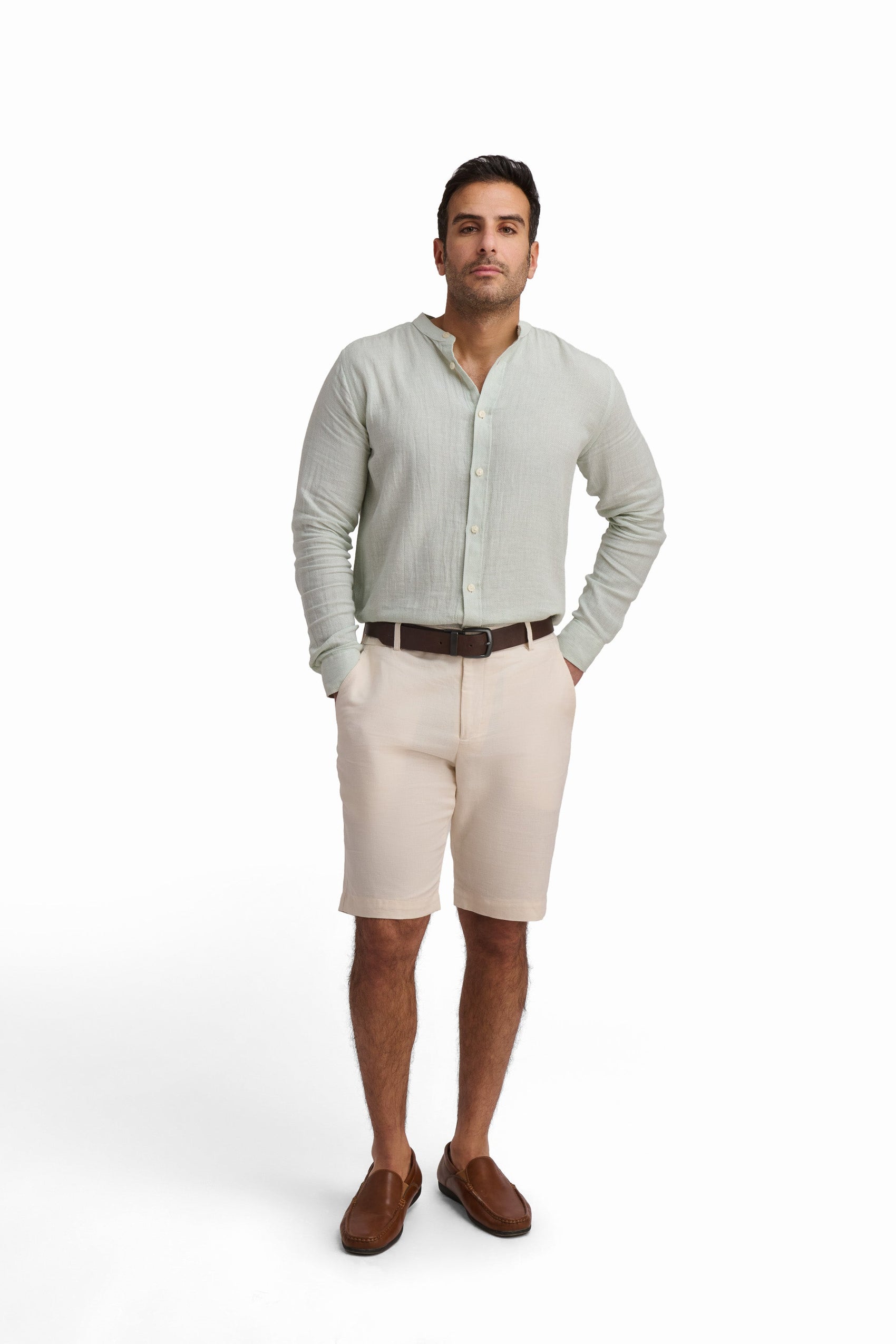 Mint Breeze Linen Shirt