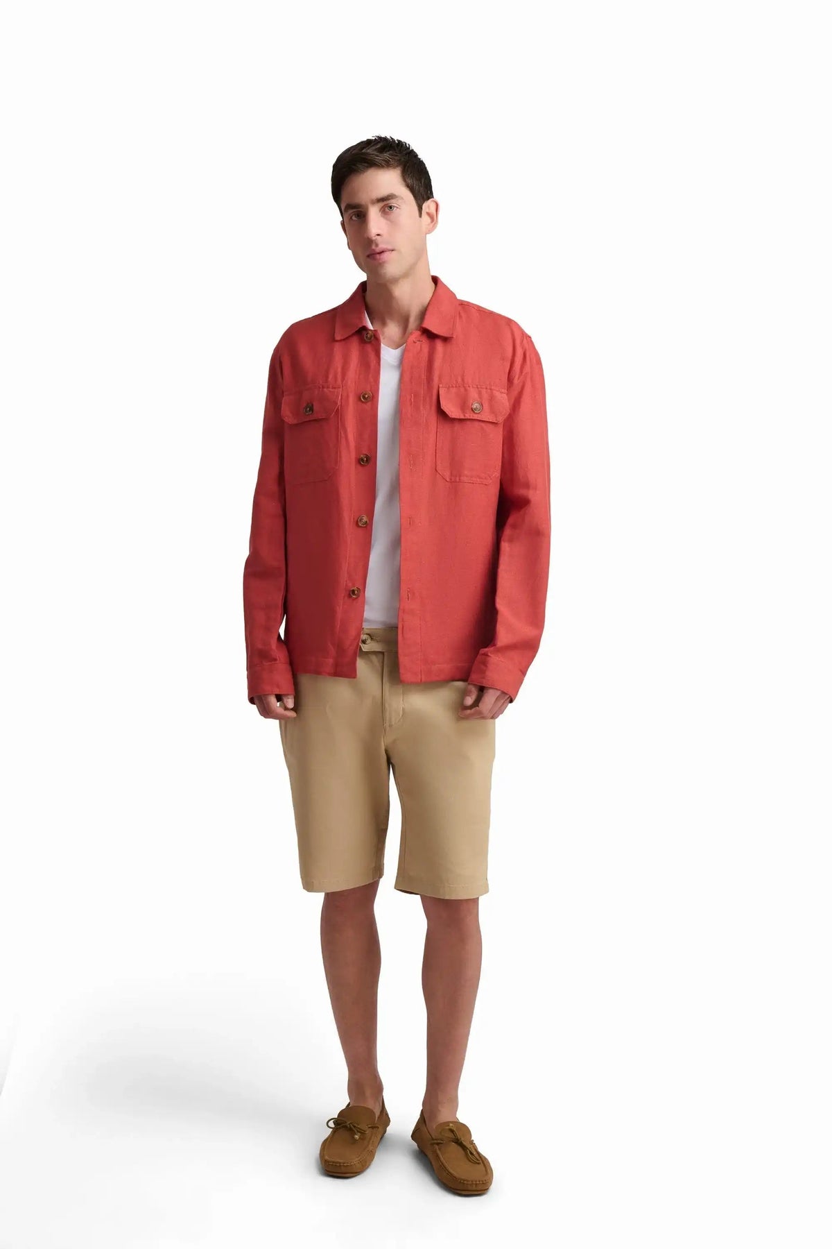 Rust Utility Shirt Jacket