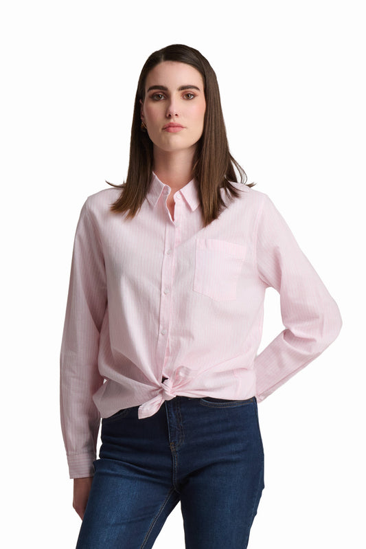 Pink Stripe Classic Shirt