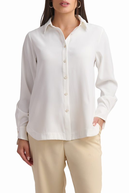 White Button-Up Shirt