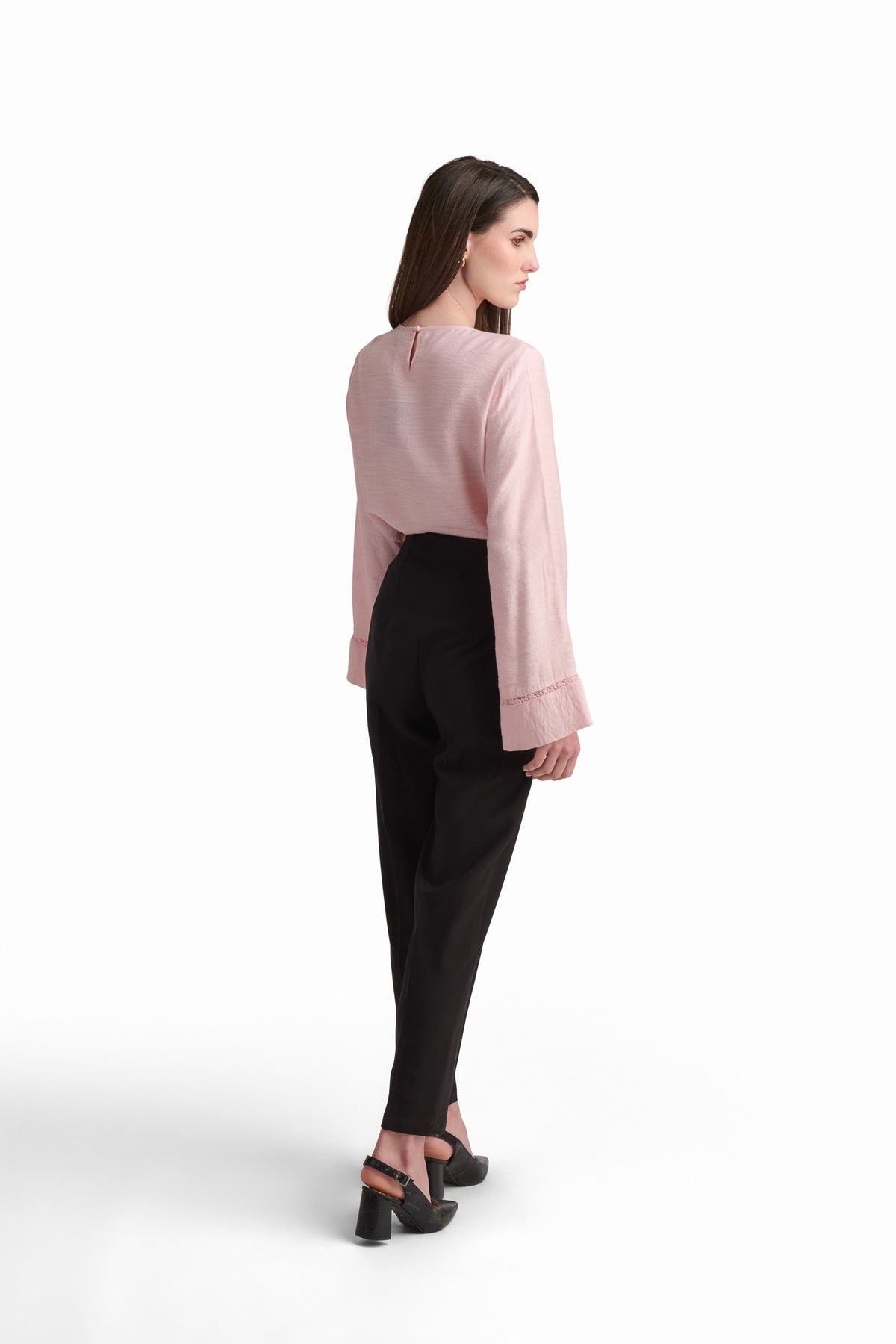 Soft Blush Relaxed Blouse
