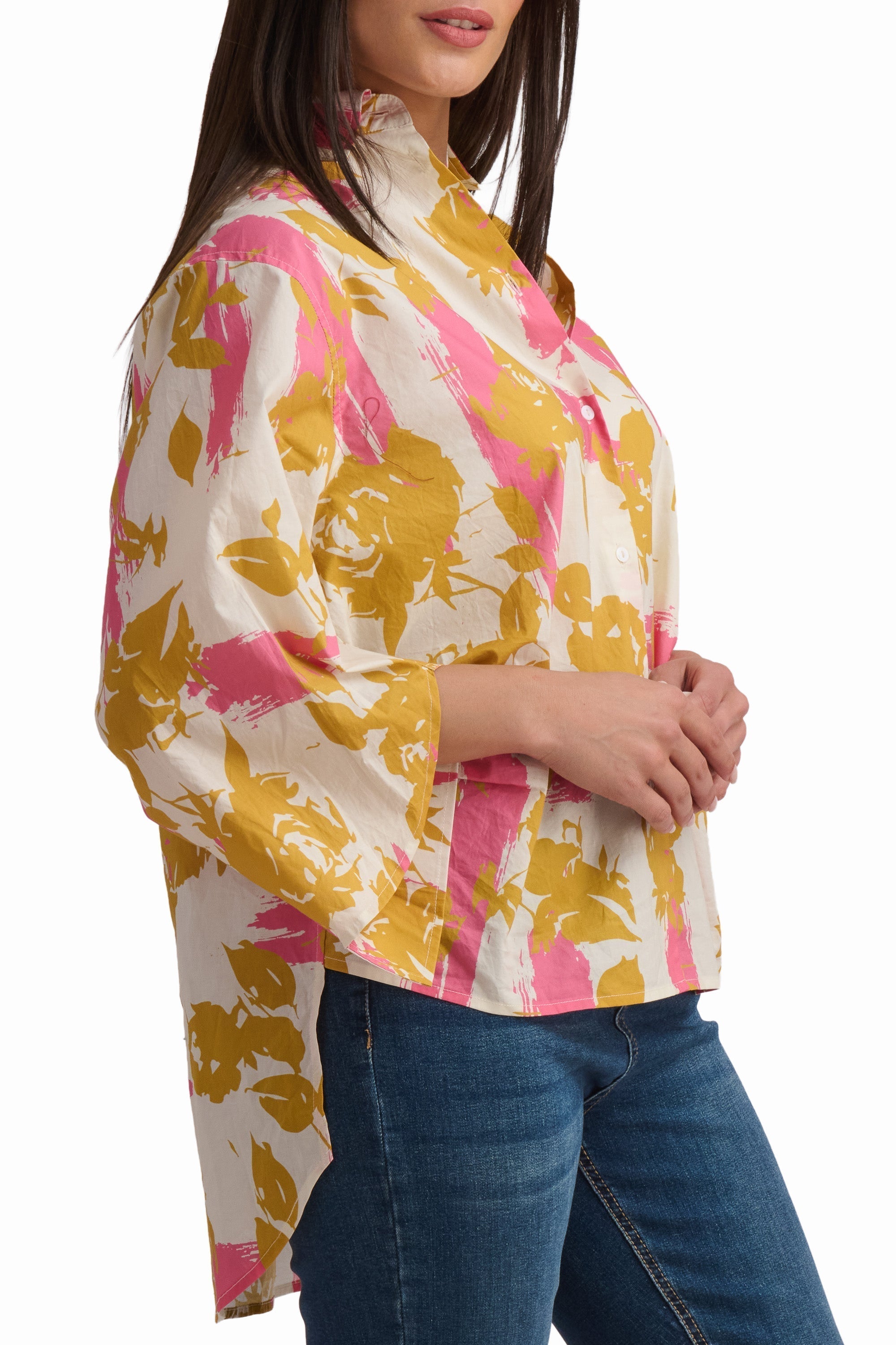 Golden Aura Cotton Shirt