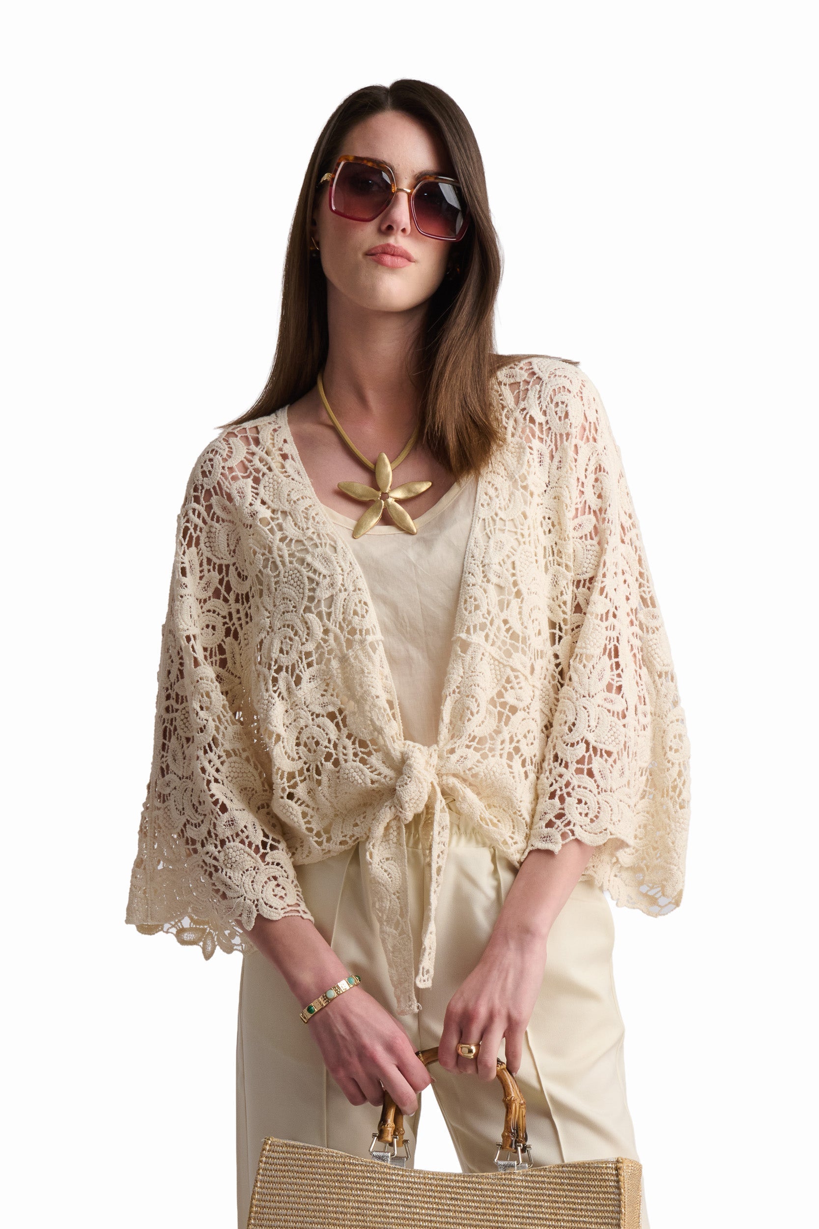 Elegant Open-Front Layering Cardigan