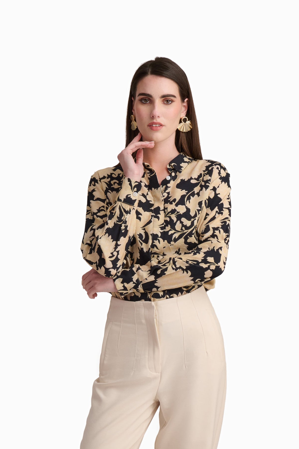 Coral Bloom Blouse