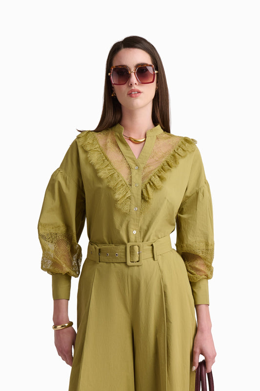 The Moss Lace Blouse