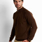 Zip-Front Collared Pullover