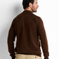 Zip-Front Collared Pullover